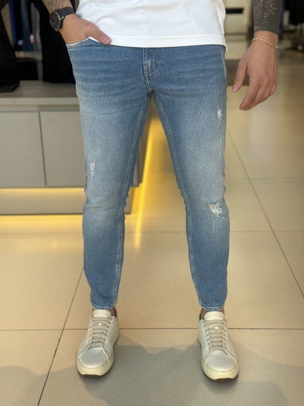 Calça DLZ Jeans Skinny Cropped SW Masculino