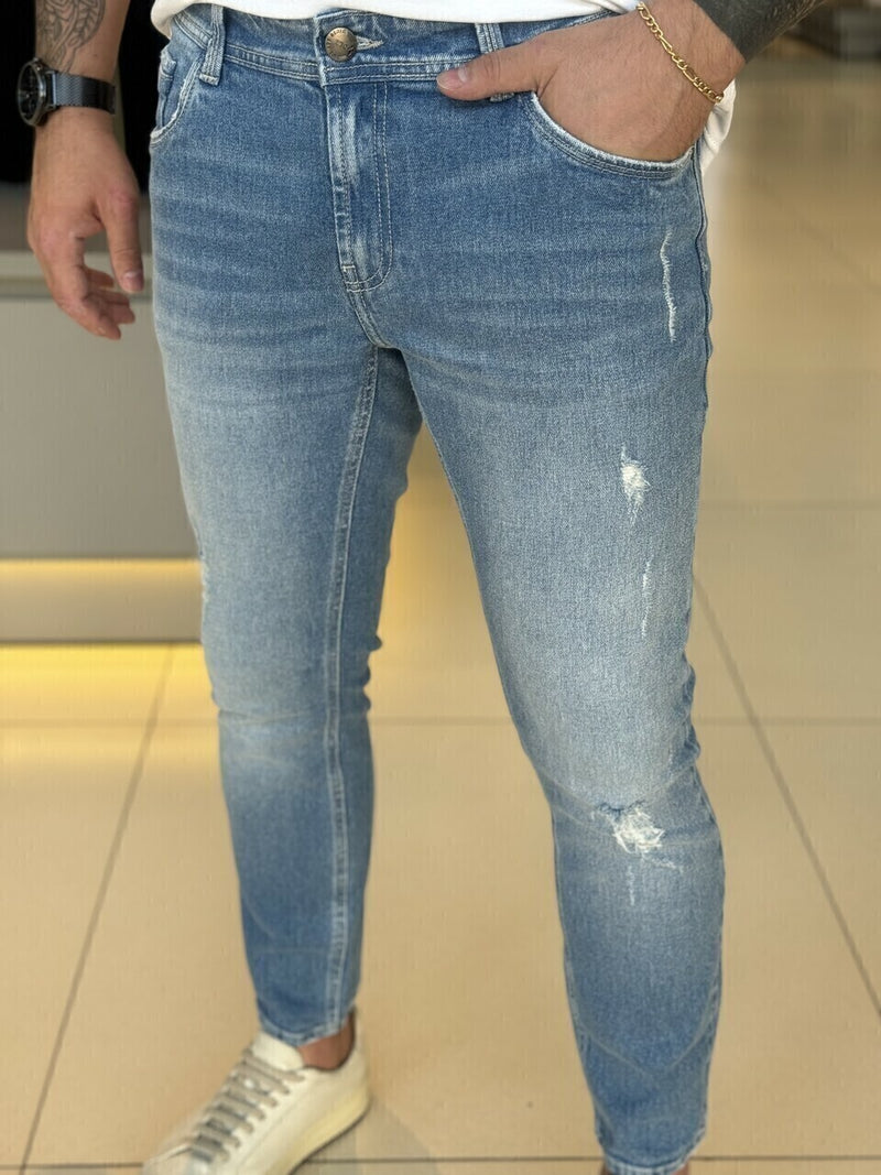 Calça DLZ Jeans Skinny Cropped SW Masculino