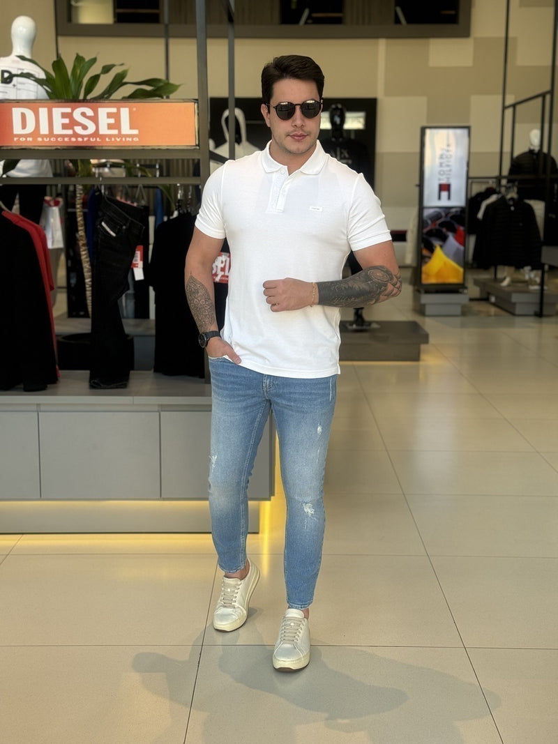 Calça DLZ Jeans Skinny Cropped SW Masculino
