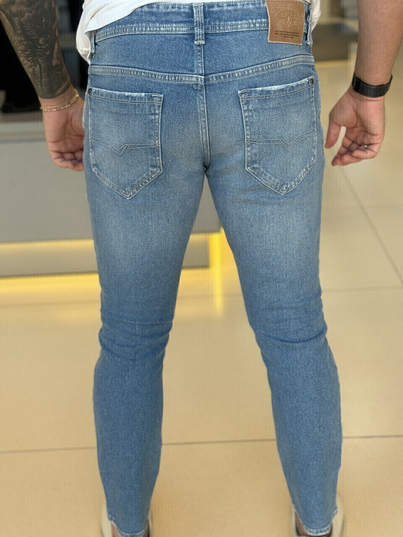 Calça DLZ Jeans Skinny Cropped SW Masculino