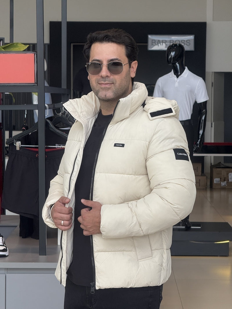 Jaqueta Calvin Klein Puffer com Capuz Masculino