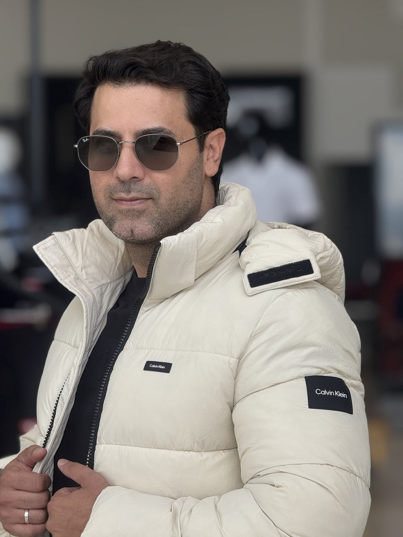 Jaqueta Calvin Klein Puffer com Capuz Masculino