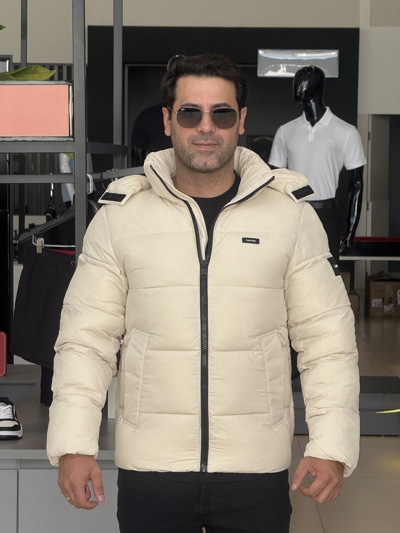 Jaqueta Calvin Klein Puffer com Capuz Masculino