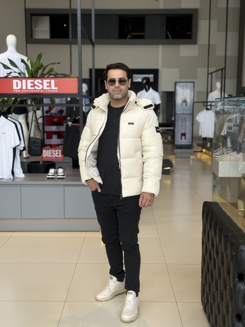 Jaqueta Calvin Klein Puffer com Capuz Masculino