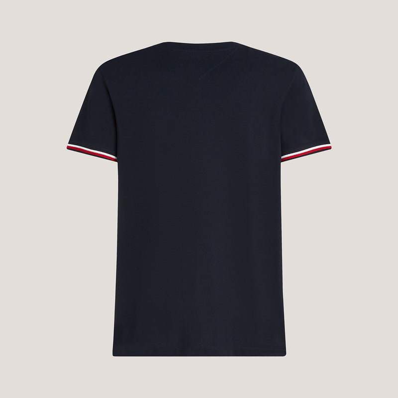 CAMISETA TOMMY HILFIGER GLOBAL STRIPE CUFF